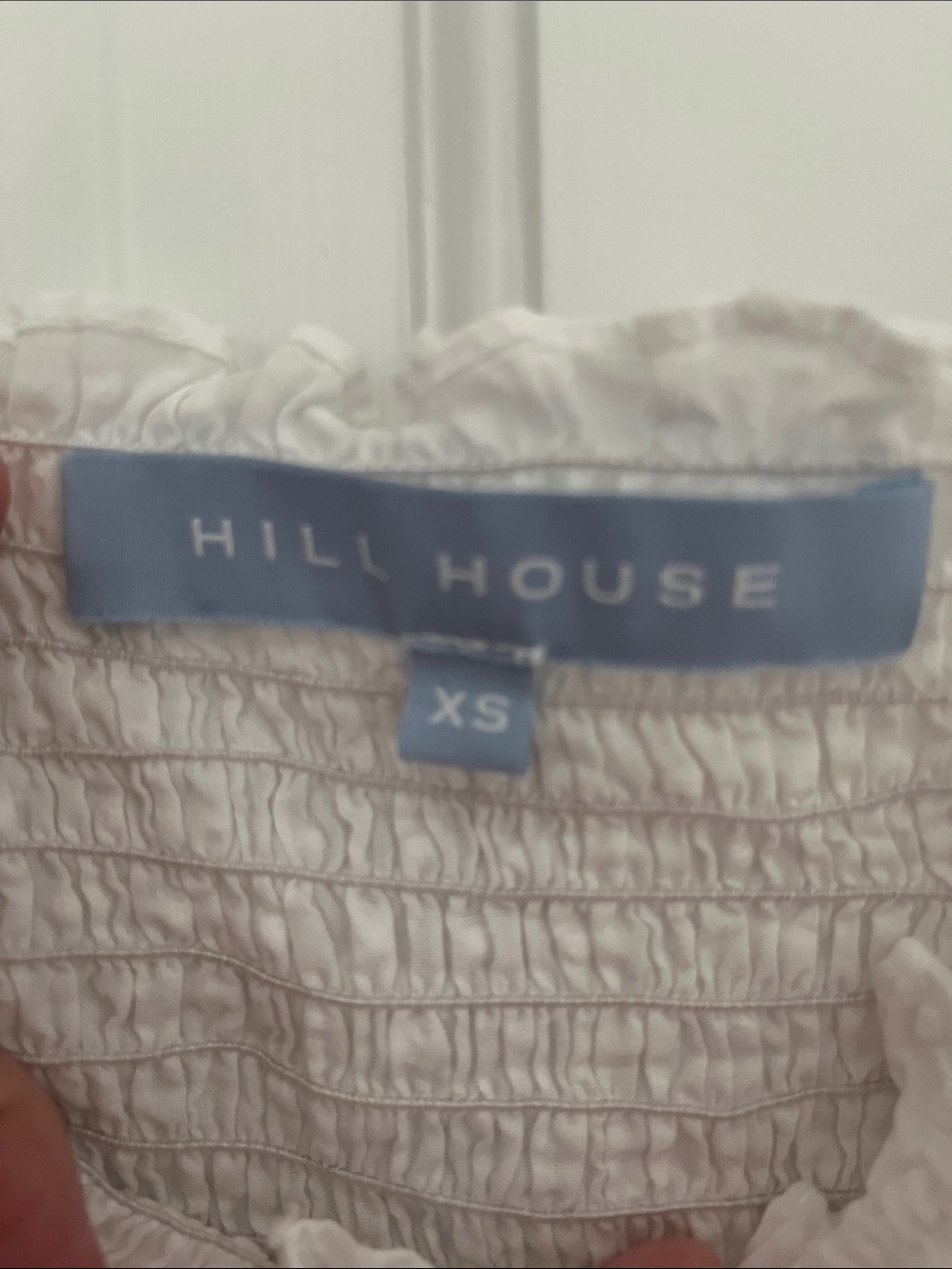 Hill House White Swiss Dot Puff Sleeve Mini Dress - Picture 2 of 2